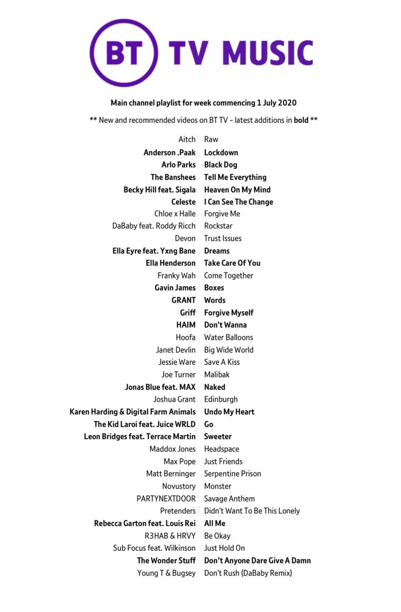 Congrats to awesome band @thebanshees1 for being featured on BT TV MUSIC 🎸🎸🎸 Watch their ‘Tell me everything’ video on a big screen 🎉🎉🎉
And you can still catch awesome @Novustory there as well 🎸🎸🎸
<a href="/charlieashcroft/">Charlie Ashcroft</a>