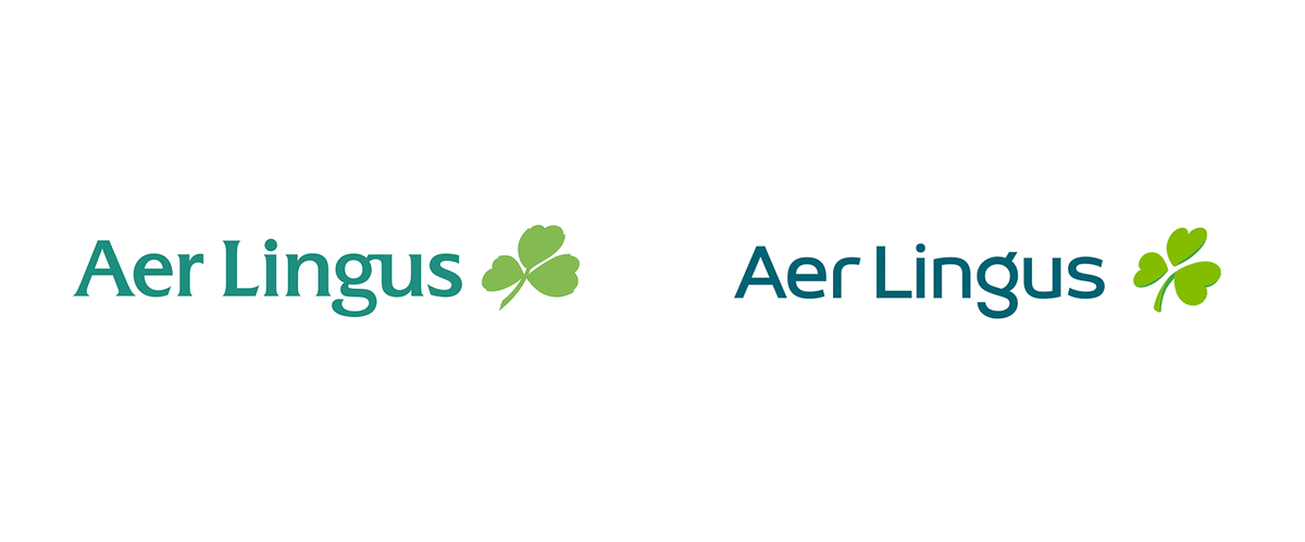 Aer LingusOld Logo: 5/10, boring but the glyphic serif def felt more "Irish"New Logo: 3/10: feels like a header for a cheesy irish tech blog