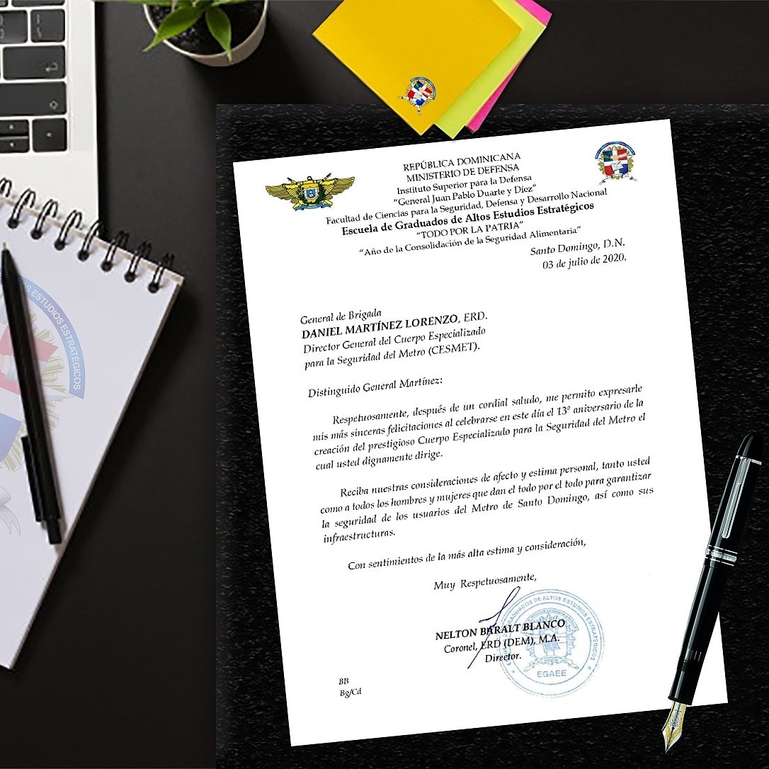 EGAEERD's tweet photo. Felicitamos al Cuerpo Especializado para la Seguridad del Metro, @CesmetRD, al conmemorarse el décimo tercer aniversario de su fundación.

#MDefensaRD
#EfemeridesMIDE
#EgaeeRD https://t.co/mQ2u276Vlq