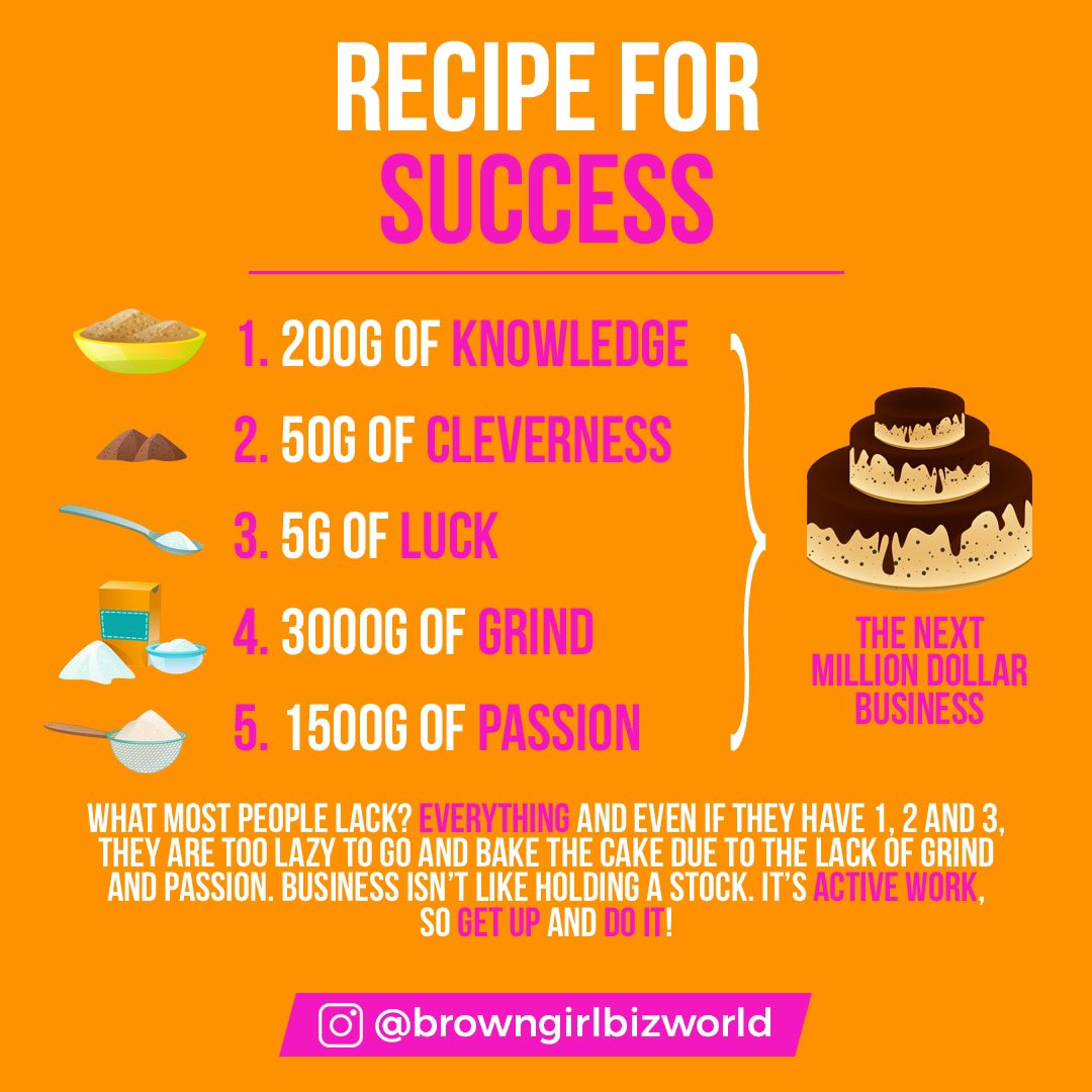 Business takes WEERRRRKK! So, bake that cake honey, then go enjoy it 😉😜🤑