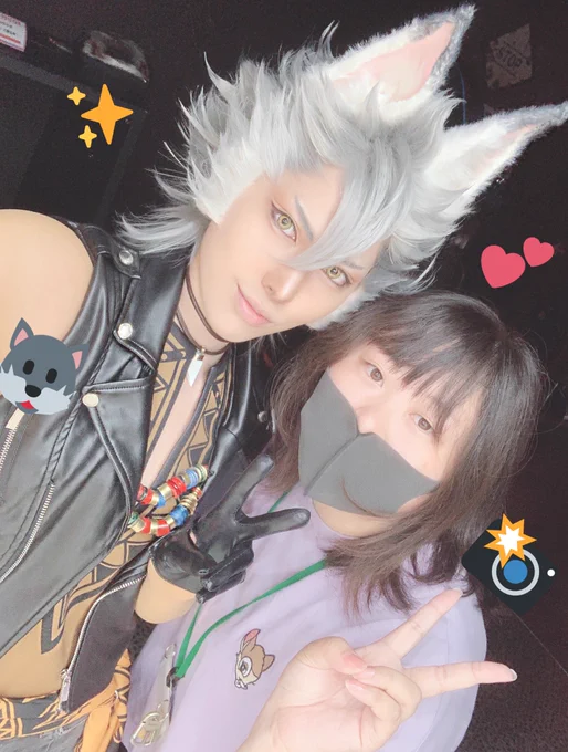 今日はおさむにジャック撮ってもらってきたー!?✨
寮服と制服と運動着の3着やった?(貪欲)
ジャックできて嬉しかったしかっこよく撮ってもらえたからデータも楽しみ!?
寮服スギちゃんにならなくてよかった?笑
あとスタジオに可愛いカリムくんがいたから写メ撮ってもらった??幸せ!?? 