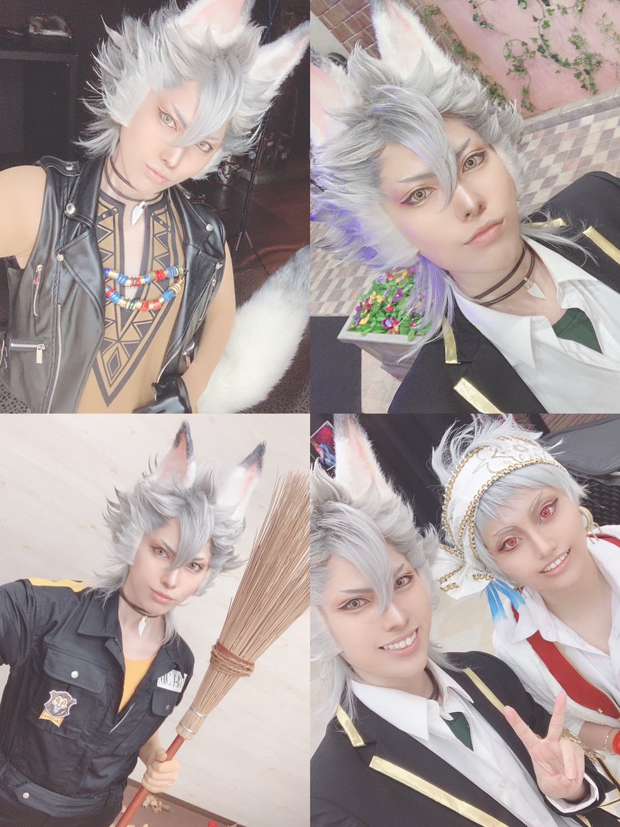 「今日はおさむにジャック撮ってもらってきたー!?✨
寮服と制服と運動着の3着やった」|女将🐺❤️‍🔥4/1アコマルD17🥳通知❌のイラスト