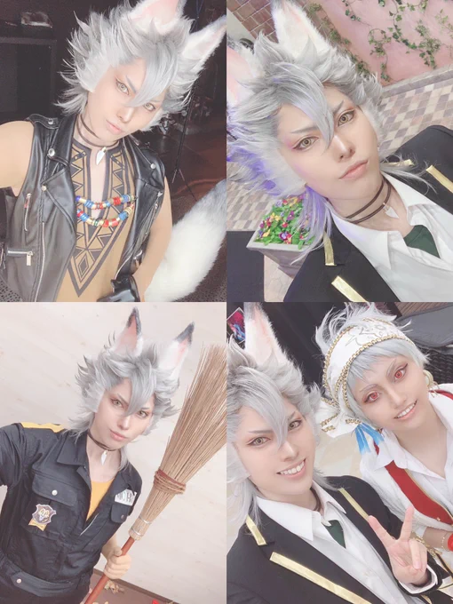 今日はおさむにジャック撮ってもらってきたー!?✨
寮服と制服と運動着の3着やった?(貪欲)
ジャックできて嬉しかったしかっこよく撮ってもらえたからデータも楽しみ!?
寮服スギちゃんにならなくてよかった?笑
あとスタジオに可愛いカリムくんがいたから写メ撮ってもらった??幸せ!?? 