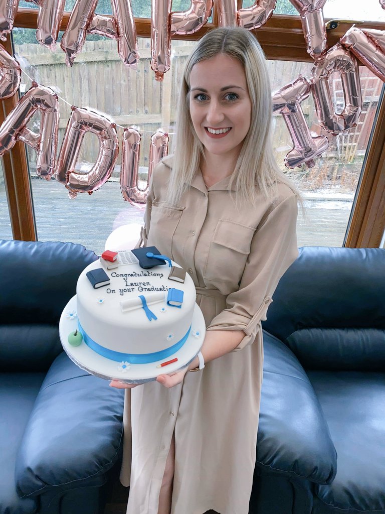 Miss_Williams96's tweet photo. Thank you everyone for all the support, unfortunately i did not get the job! But on the positive side, today should have been my graduation day so im having a home graduation instead! Officially a primary school teacher 🙌🌟👩‍🎓 #edutwitter @Athrofa https://t.co/cTt2dbXusT