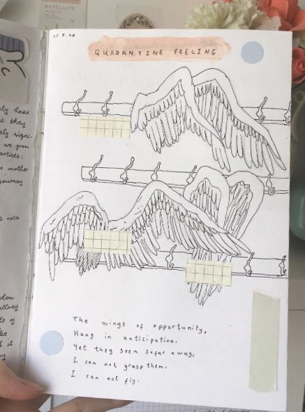 HPAstudio16's tweet photo. More stunning pages from Lily‘s ‘lockdown’ journal https://t.co/t6dhFXYGym