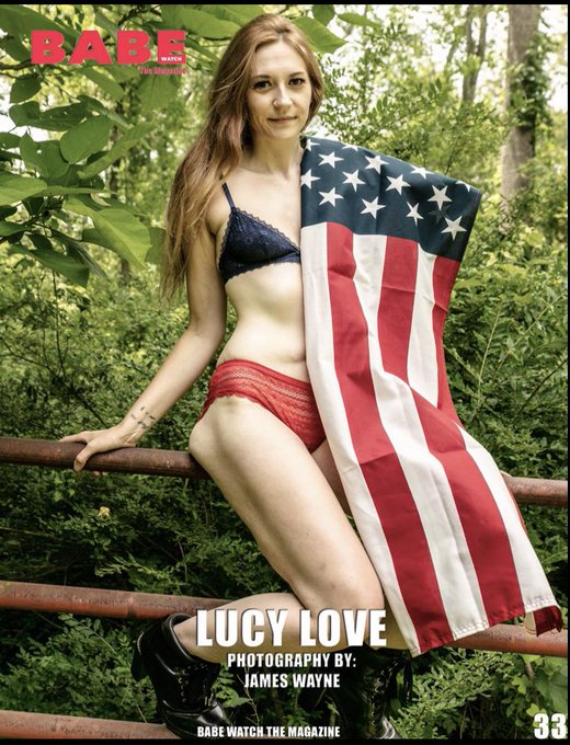 Lucy Love🍒 $7 Onlyfans 💋 - IM OFFICIALLY A PUBLISHED MODEL 🥳😭🤩 Couldn’t have asked for a more perfect way to kick off the #FourthofJulyWeekend 🇺🇸 Get your copy of #babewatchthemagazine ‘s #starsandstripes edition on @MagCloud today! ❤️🤍💙 📸James Wayne Photography BUY IT⤵️ https://t.co/BTnysjPhYe https://t.co/dCI615WVtI