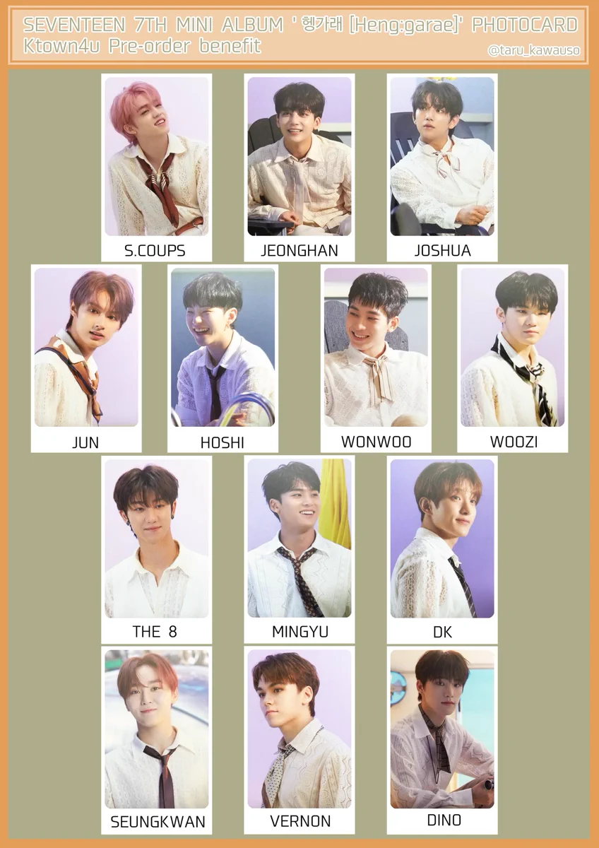 SEVENTEEN Heng:garae ヘンガレ HMV トランプ ミンギュ SEVENTEEN Heng