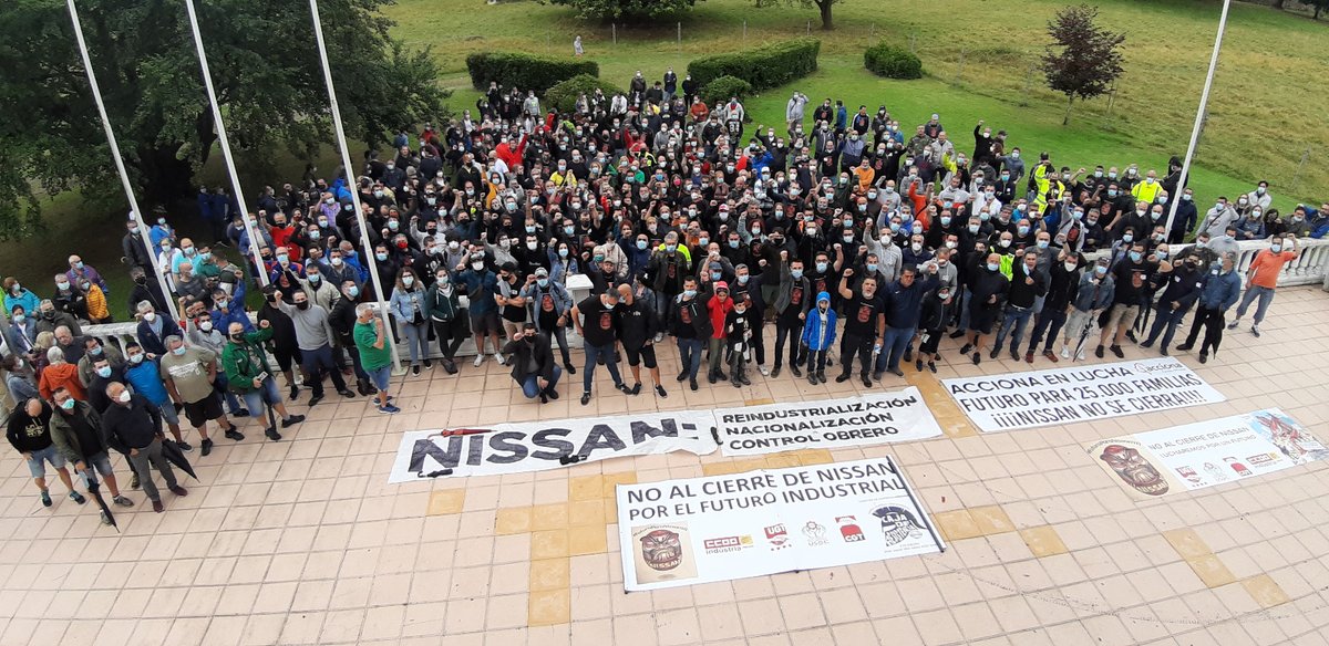 SIGEN_us's tweet photo. Hoy nos vamos de Cantabria satisfechos y agradecidos.

Las fuerzas del estado nos recibieron como terroristas pero hemos demostrado que sólo pretendemos luchar por nuestros puestos de trabajo.

Gracias a todo el pueblo de Los Corrales de Buelna, y a los 300 luchadores. https://t.co/at9zbXAToL