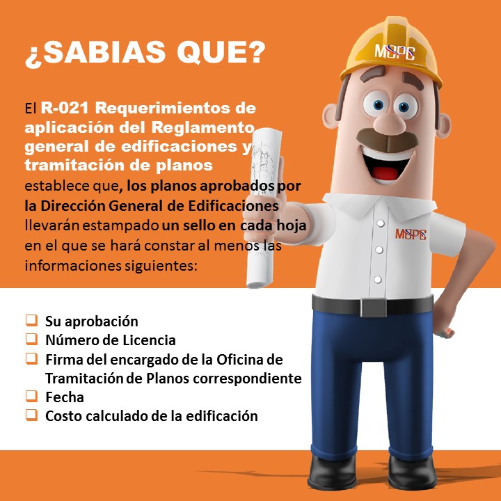 R-021 contiene los Requerimientos de aplicación general para las edificaciones y tramitación de planos, puedes descargarlo aquí: bit.ly/2HSEmNj ¡Libre de costo! #DGRS #ReglamentosMOPC  #MOPCRD