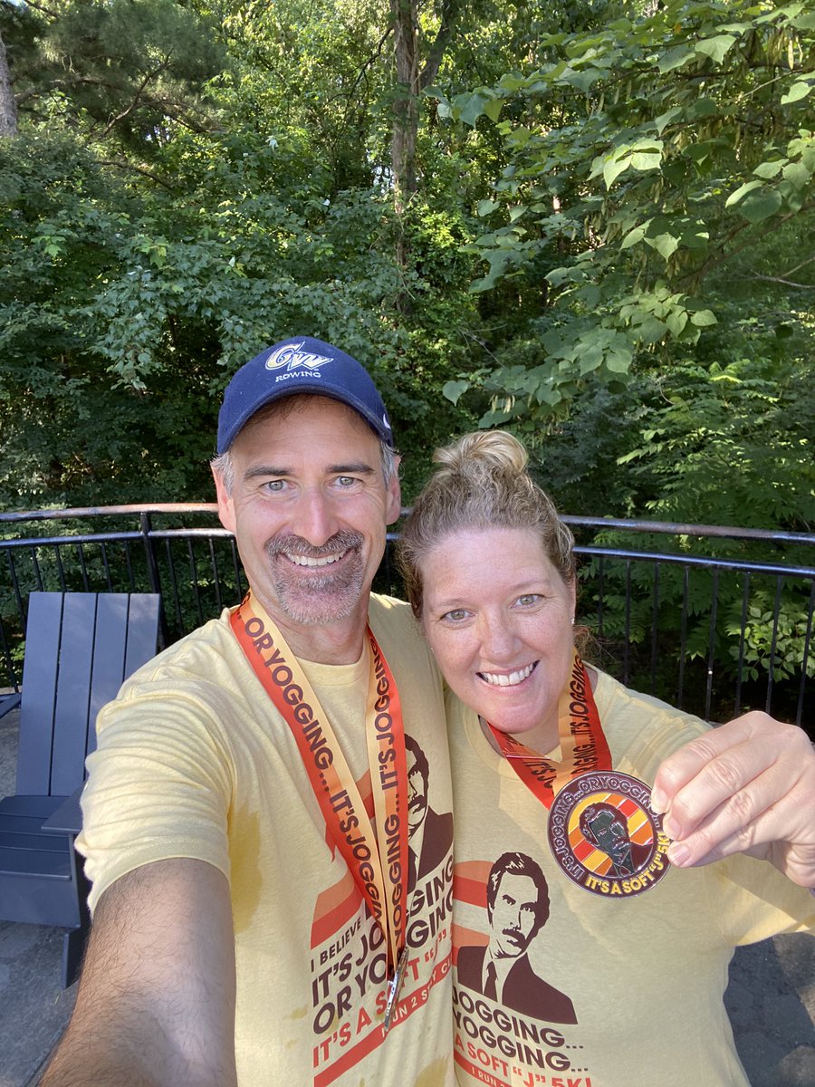 95210letsgo's tweet image. Just finished ‘yogging’ our 5k to benefit @FeedingAmerica #IRun2StayClassy #IRun4Movement fyi - Yogging still counts toward your 1 hr of daily exercise as part of the @my95210