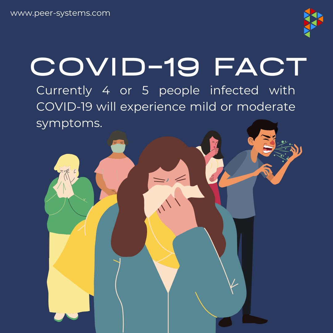While COVID-19 is spreading rapidly, most people will experience only mild or moderate symptoms 🤧