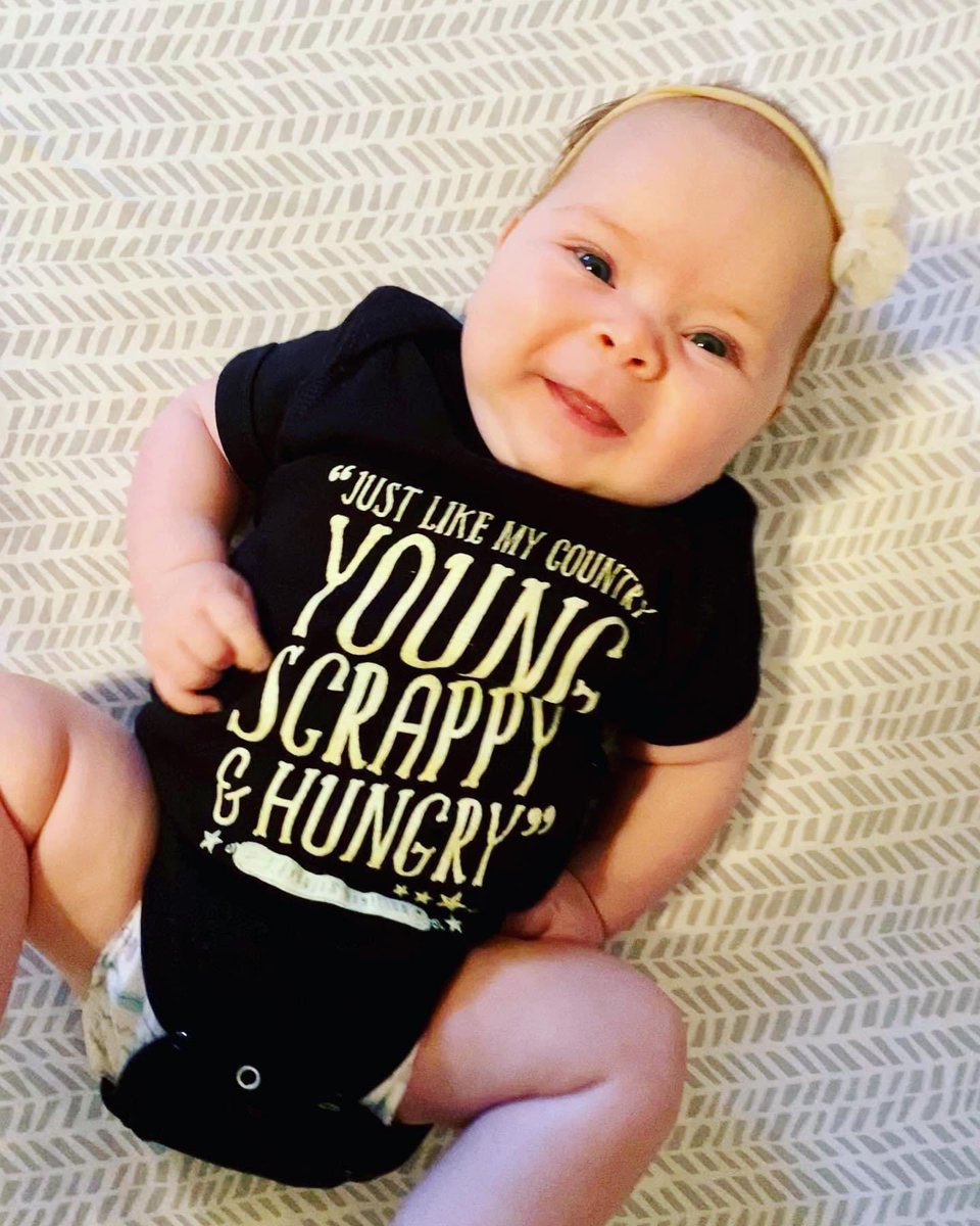 Me and this little one are waiting for mom to get home to watch <a href="/HamiltonMusical/">Hamilton</a> <a href="/Lin_Manuel/">Lin-Manuel Miranda</a> #youngscrappyandhungry