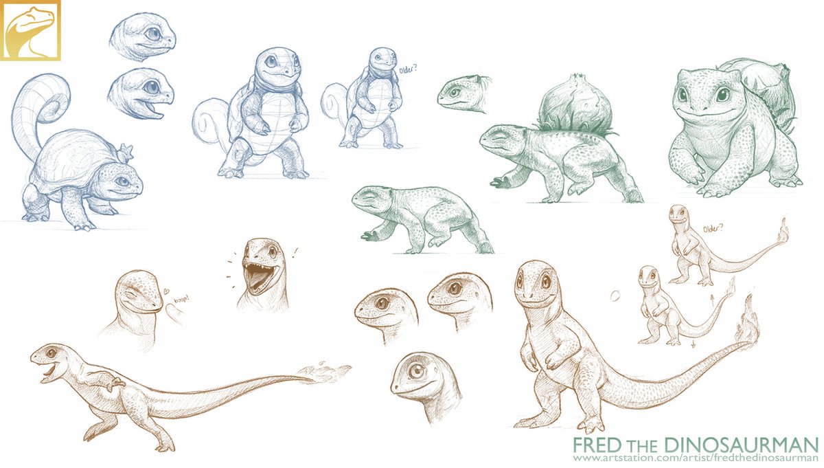 FredtheDinoman's tweet photo. My Realistic Pokemon: Gen1 Starters
https://t.co/BwgQ1QMFV5 https://t.co/ew3ePwxz1R