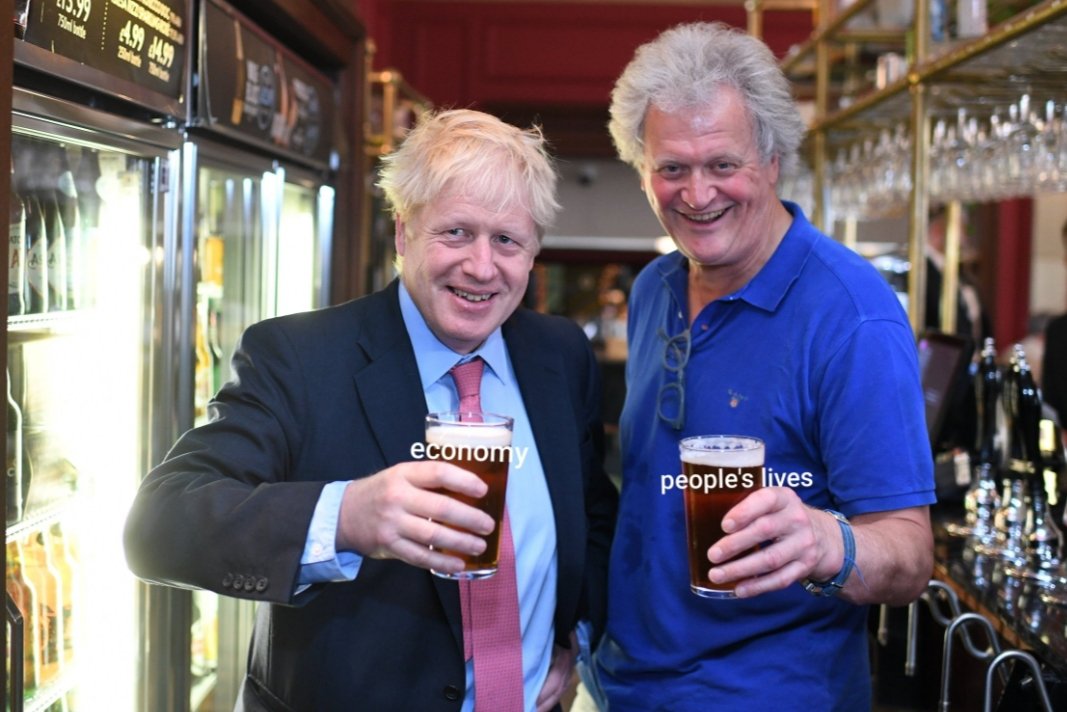 I won't be drinking in Wetherspoons this wknd or any other. If you're thinking of going to this soulless, stale beer, microw. food watering hole then here's a reminder:
When PM ordered pub closures Martin sacked the entire workforce despite gov measures to pay 80% staff salaries
