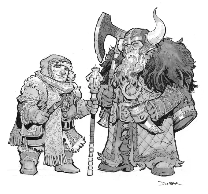 The folks at @idlechampions asked me to concept Winter skins for the Companions of the Hall characters to coincide with the new D&amp;D adventure this autumn!
This week, Bruenor Battlehammer joins the lineup.
Stay tuned next week for another character! #dnd 