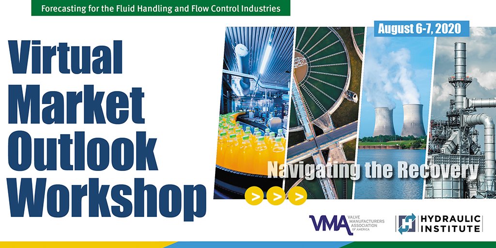 ValveMfgAssn's tweet photo. The VMA and the @HIpumps present the 2020 Virtual Market Outlook Workshop: Navigating the Recovery. Find out more about what to expect from this virtual experience, and Register Now: https://t.co/jretnIZ4dH!
#VirtualVMA #VMAMOW https://t.co/JNGKrKWRLz