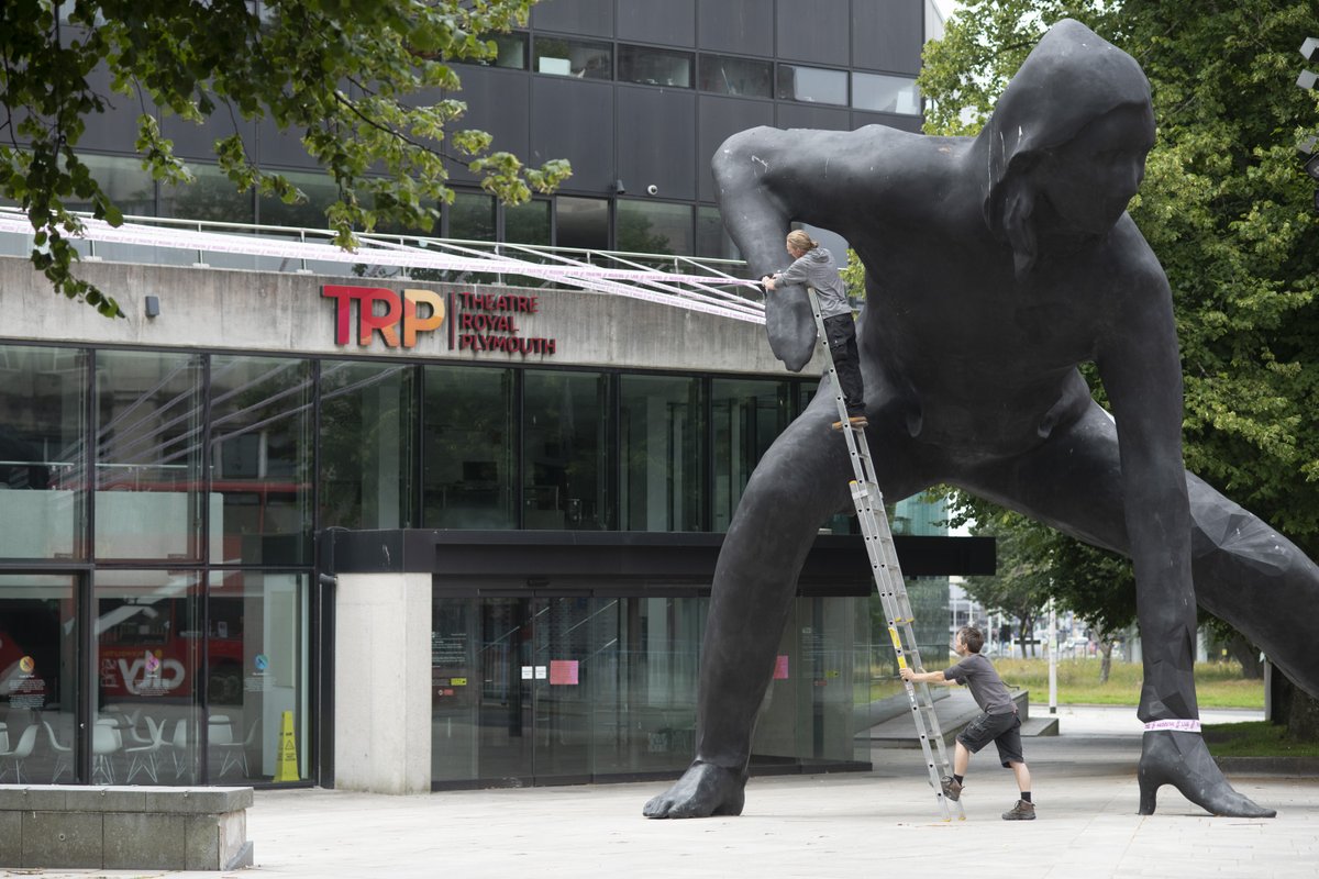 TRPlymouth's tweet image. We're honoured to join @_scene_change_ and theatres across the country #MissingLiveTheatre in a positive message to #SaveTheArts