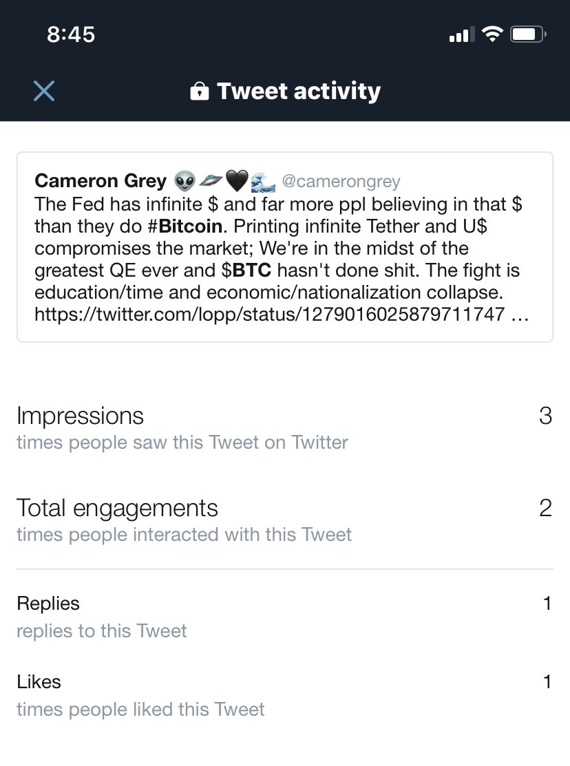 Top tweet in this thread with 10 hashtags in IT has 3 impressions in 30 minutes   https://twitter.com/camerongrey/status/1279072182690148352
