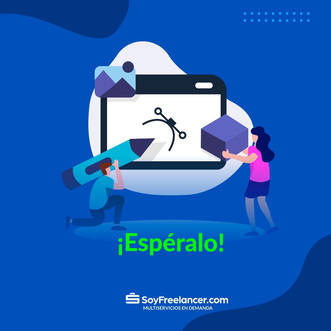 soy_freelancer's tweet photo. ¡Próximamente, una forma más fácil de encontrar al freelancer que necesitas para ayudarte! Ahorra tiempo y dinero con https://t.co/8JDEA2Z4Oe https://t.co/gSfrO49ucU