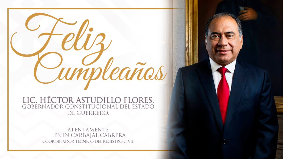 RCESTATAL's tweet photo. Extiendo una gran felicitación al Gobernador del Estado, @HectorAstudillo, expresándole mi gratitud, reconocimiento y mi respeto. Deseando un camino que sume aún más éxitos, trabajo y salud. https://t.co/3vC6U8iorM