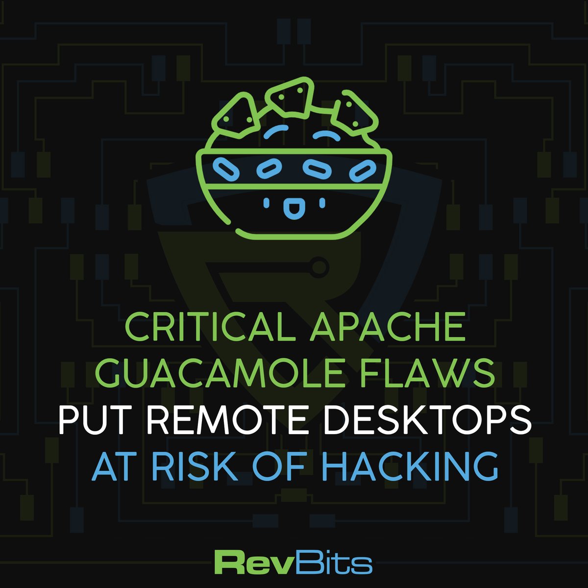 RevBits's tweet photo. A new research has uncovered multiple critical reverse RDP vulnerabilities in Apache Guacamole.

https://t.co/iHtZhSSekr

#technology #cybersecurity #computerscience #geek #hacking #computer #kalilinux #programming #programmer #hack #hackers #hacks #apacheguacamole https://t.co/Sn5OzJNwTA