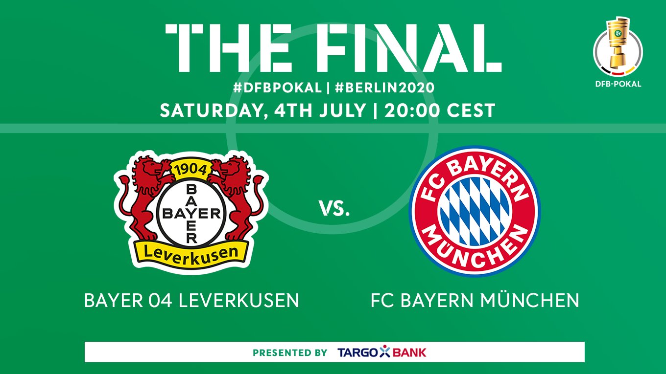 The Dfb Pokal It S Dfbpokal Final Day The 77th German Cup Final Sees Bayer04 En Take On Fcbayernen For The Famous Golden Trophy Watch Live T Co Wsgcjykhtp Berlin B04fcb T Co K6kzirynzy