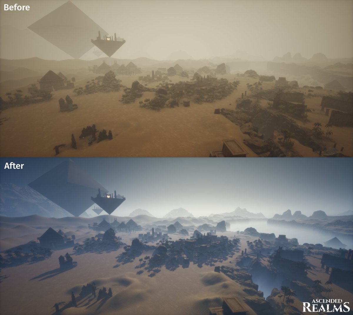 AscendedRealms's tweet photo. Remastering maps with Volumetric Lighting⛅️

#volumetriclighting #RTS #RPG #indiegames #indiedev #UE4 https://t.co/wau0Fwc7kc