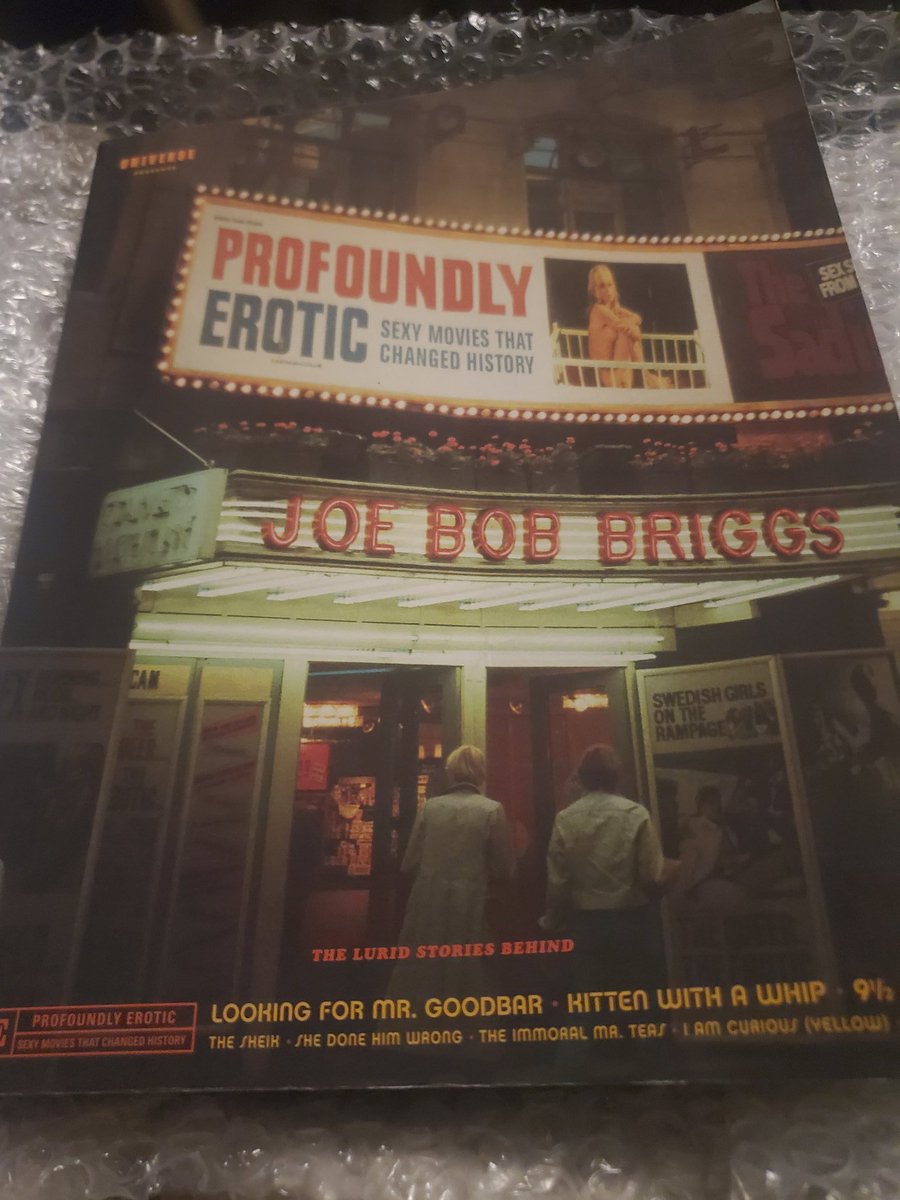 breanna_estevez's tweet photo. Ohhhhh mama!! @therealjoebob 'Profoundly Erotic' these are hard to find... @kinky_horror #jbbauthor #bookscheckemout #MutantFam #eroticmovies #gomoramzansi #profoundlyerotic https://t.co/qt07VcX32w