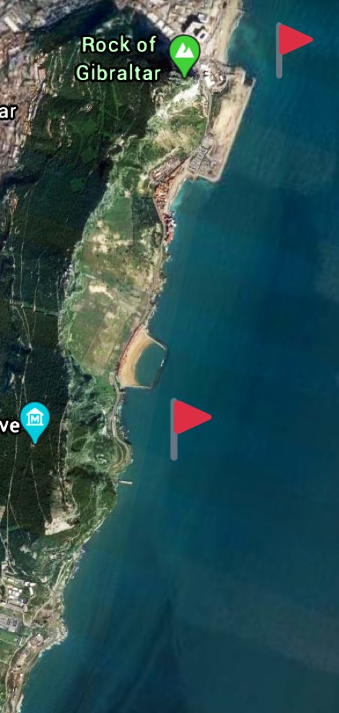 GibraltarReali1's tweet photo. Famous photo showing the only fucking area you can use if you have a jetski 🤦🏻 https://t.co/iOuah3KjVy