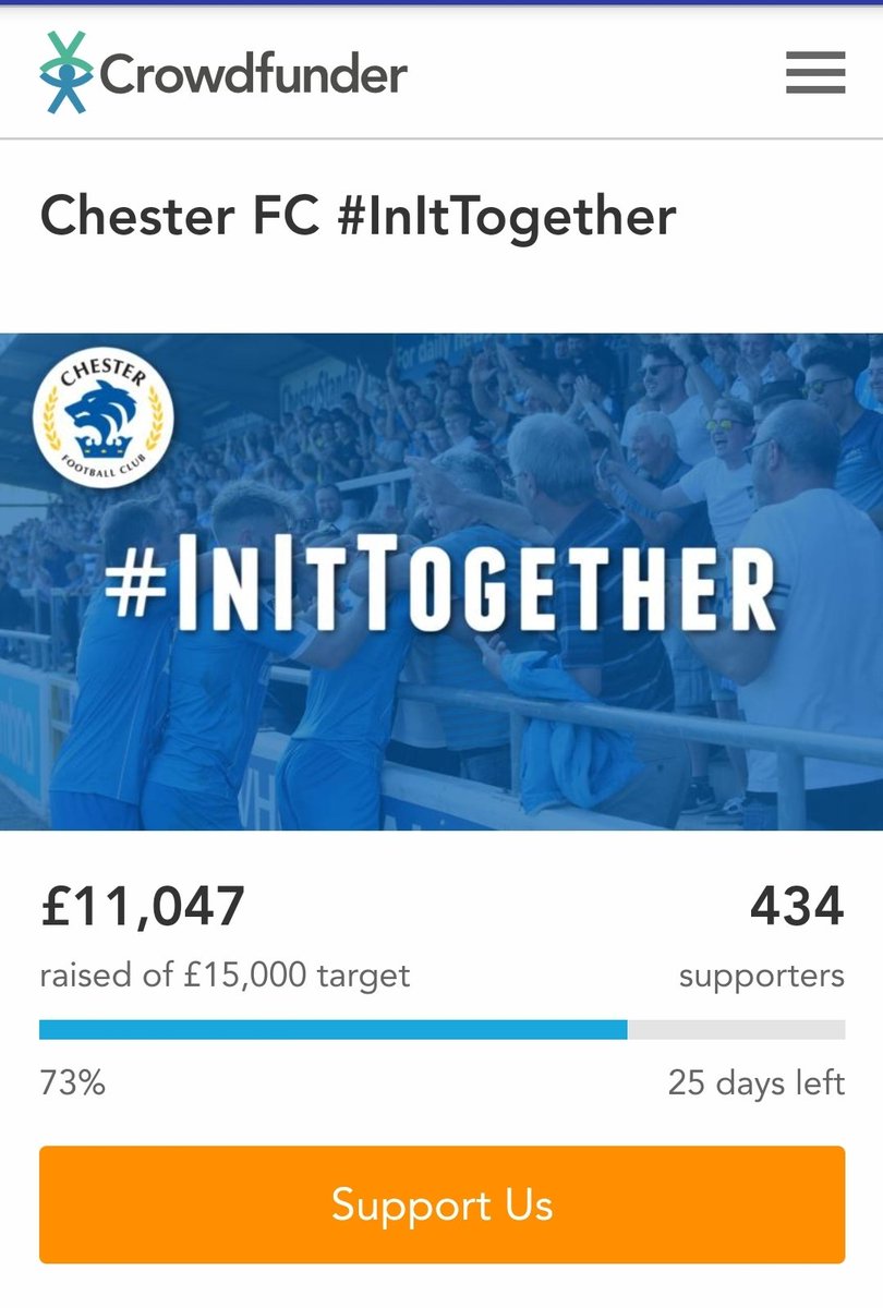 banks247's tweet photo. Meanwhile, next door on @ChesterFC Fundraising Avenue...it keeps on getting better! #Target15K #InItTogether #PlayOffs https://t.co/ziA3OAR8L2