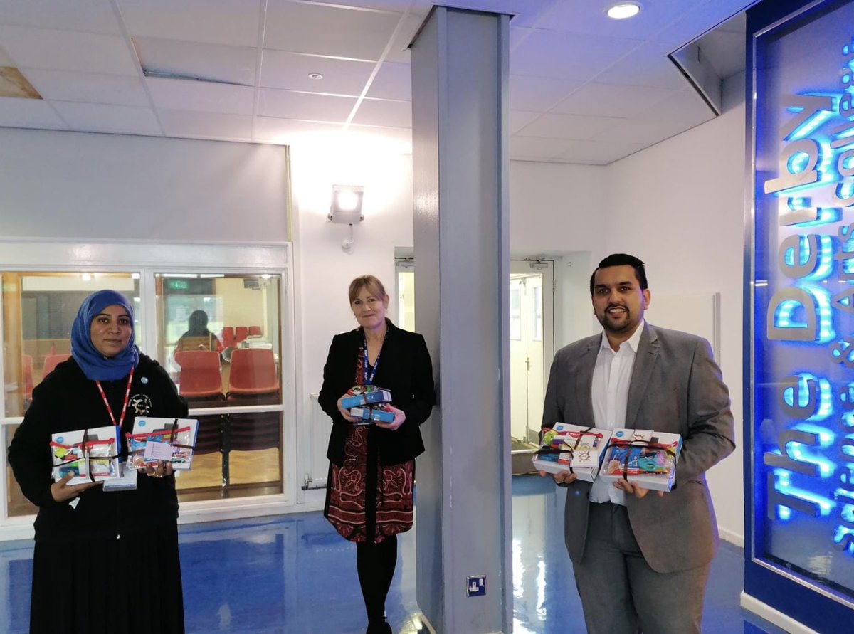 derbyhighbury's tweet image. Thank you to @BameProject for donating #Educationstation packs to help students with their studies #schoolreopeninguk