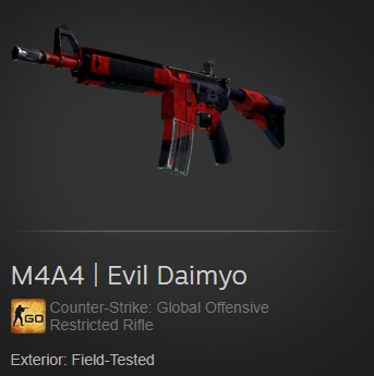 KingMetroN's tweet photo. M4A4 Evil Daimyo Giveaway

✅ follow me 
✅ retweet+like

🕒Rolling in 24 hours! https://t.co/MAXgi2amkG