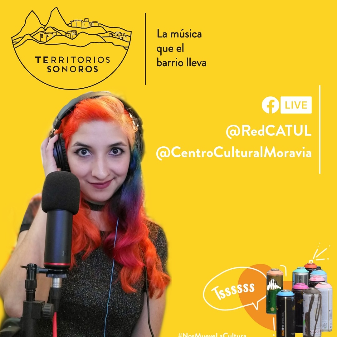 Annyprix's tweet photo. #NosMueveLaCultura por eso hoy te espero en #TERRITORIOSSONOROS enlazando el facebook live de @red_catul y @centroculturalmoravia 😊 ojalá la gata no me haga estragos hoy 🤭
#OnAir #videohost #musicalocal #apoyoalolocal https://t.co/TiY8mt11Q4