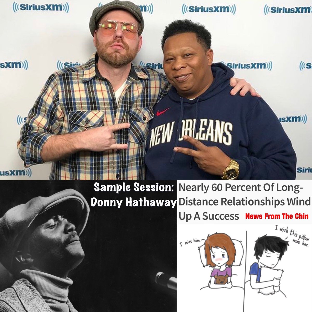 AllOutShow's tweet photo. Today’s #AllOutShow Remix features @rude_jude chopping it up w/ #NOLA music legend @manniefresh talking his hits #StillFly #BackThatAzzUp #AndThenWhat + more, a @shade45 #SampleSession w/ #DonnyHathaway curated by Jude & #NewsFromTheChin covering long distance relationships. https://t.co/h0vrUJrG8c