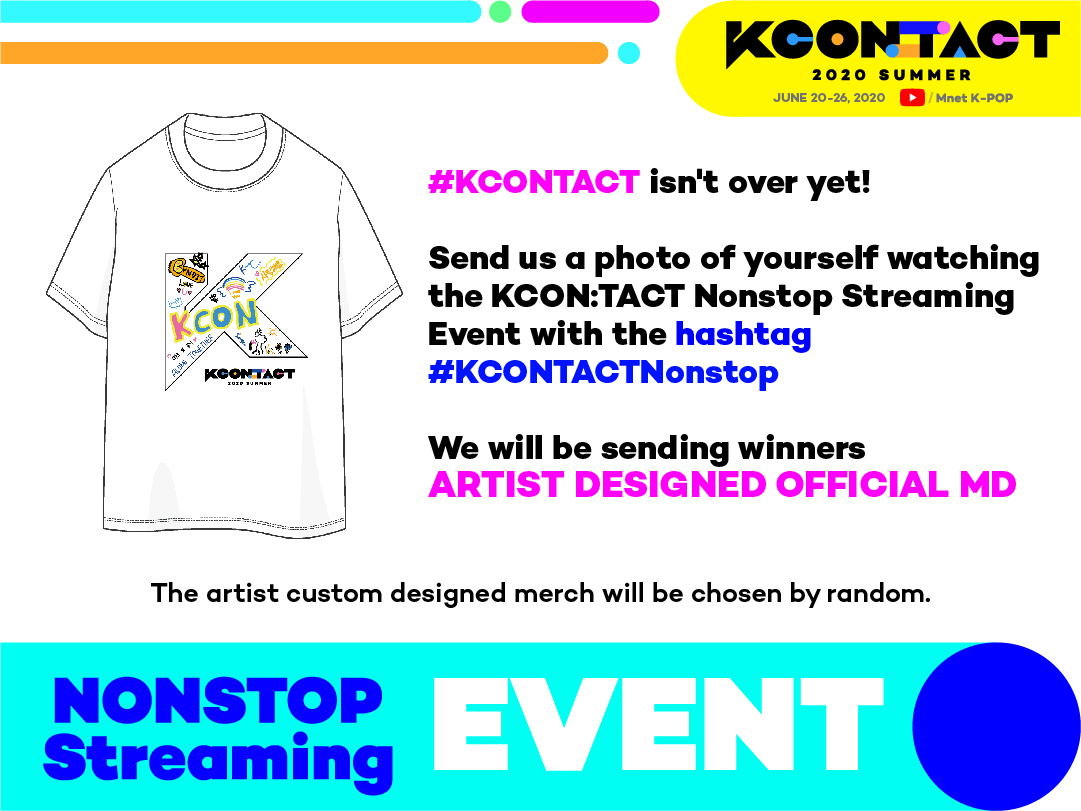 kconusa's tweet photo. [KCON:TACT 2020 SUMMER] #KCONTACTNonstop Streaming

Day 5 of #KCONTACT is streaming again RIGHT NOW !

Will you be watching #BVNDIT 's stage?

#OHMYGIRL #NATTY #AB6IX #TOO

▶ WATCH AT: https://t.co/2TRYToS1ZY
#KCON #LetsKCON247 #KCON2020 https://t.co/tV7d8mzH3K