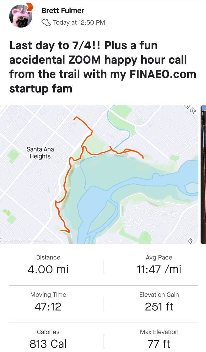 Broker_Brett's tweet photo. Caught up with the @FinaeoHQ #insurtech fam from the trail!! Our "InsurTech Runners" #Strava groups is rolling 12 deep now too, woot woot!! #OCstartups #TOstartups https://t.co/mybK6d38UU
