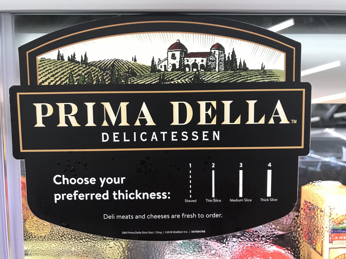 Important reference chart at the deli.