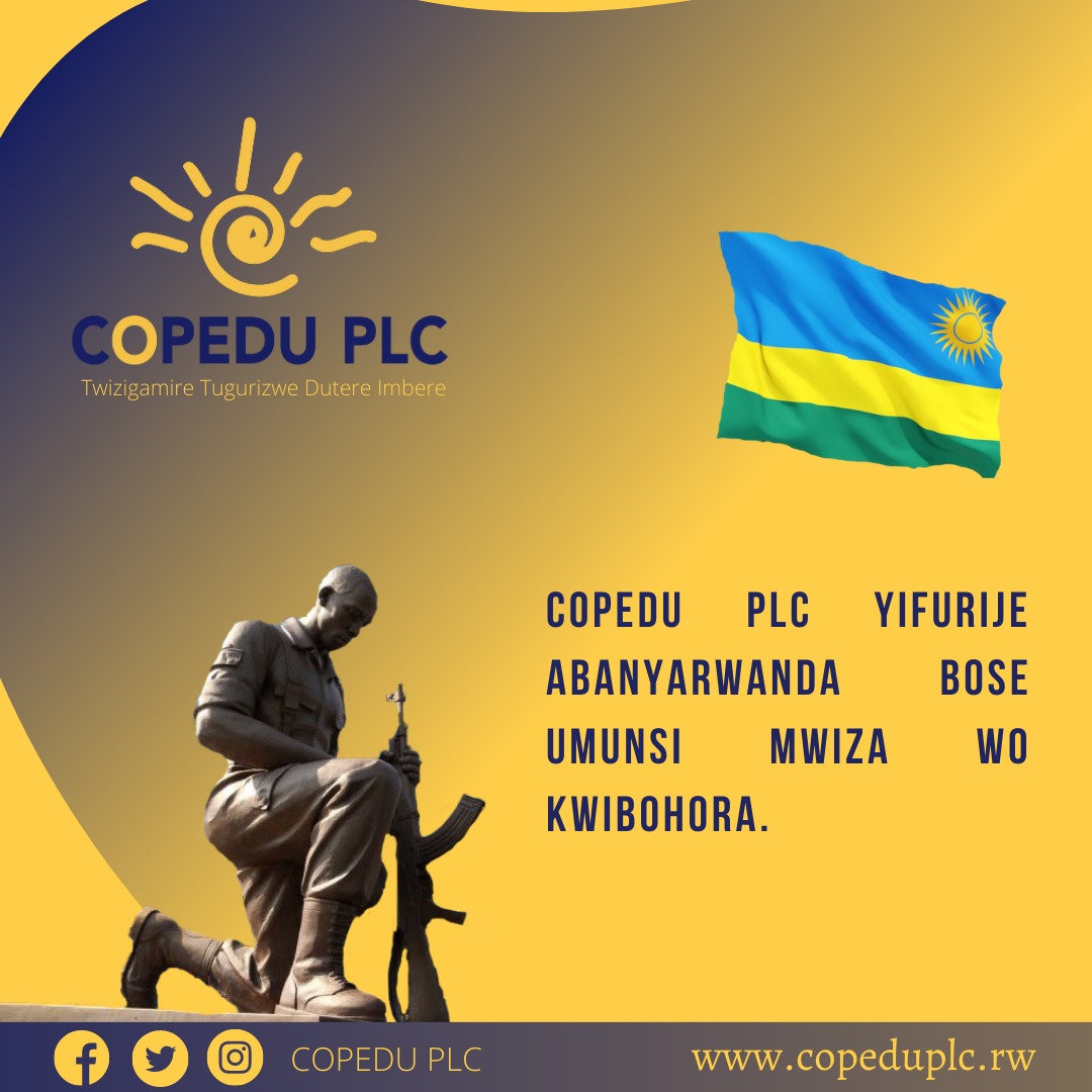 COPEDU PLC on Twitter "COPEDU PLC YIFURIJE ABANYARWANDA BOSE UMUNSI
