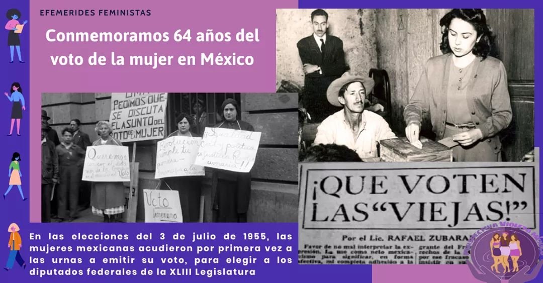 PerspectivaVMx's tweet photo. El sufragio femenino significó el reconocimiento a la igualdad en la participación política. A partir de entonces ha continuado la lucha de las mujeres por sus derechos a participar en la toma de decisiones del país.
#perspectivavioletamx
#Sufragistas
#efemeridesfeministas https://t.co/vebrpTH7pk