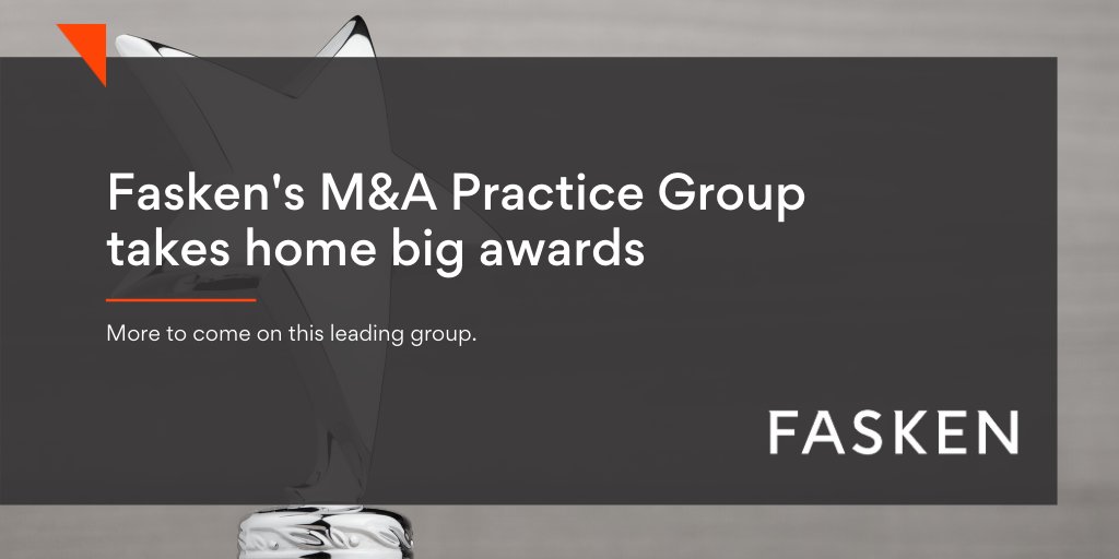 FaskenLaw's tweet photo. Our M&amp;A Group are making moves. We are beyond proud to announce that this group ranked #1 in Refinitiv’s H1 2020 for Any Canadian Involvement Completed – Based on Number of Deals, and #1 in Mergermarket’s H1 2020 for Canada by Deal Count. Learn more: https://t.co/K21B2U3nLM https://t.co/PN4PPJKQdu