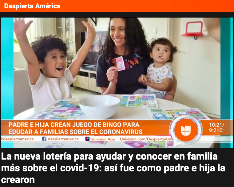 Health4Americas's tweet photo. Gracias @Univision, @despiertamerica &amp; @PaoGutierrez por mantener a nuestra comunidad bien informada durante el #COVID19. Cuidemonos, usemos una mascarilla de tela y mantengamos el distanciamiento social. Entre todos podemos lograrlo! @AllofUsResearch https://t.co/YX4VbgUoj2 https://t.co/41wHTXjcU2