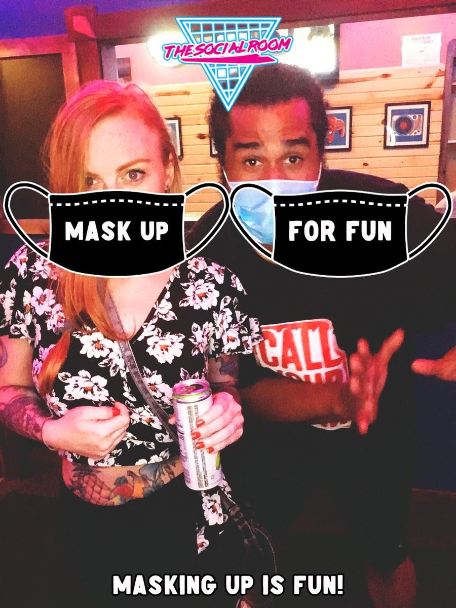 SocialRoomCoMo's tweet photo. We're open all weekend including the 4th for dine in and takeout, food and drink! Hours are still Noon to 1am and the kitchen is open late! Thanks for your support and don't forget your mask! #feedyourboozehole #maskingupisfun https://t.co/dflS4SQIfi