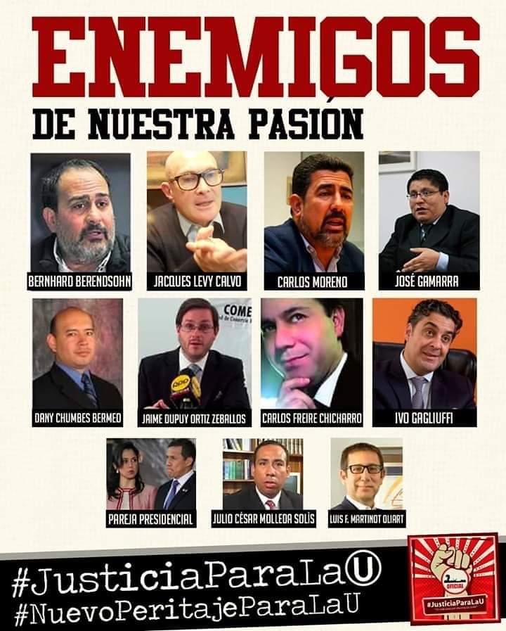 UnicaUNorte's tweet photo. Empresarios quebrados, "profesionales" sin título, favores políticos, investigados por corrupción. Ellos son los que quieren apoderarse del más GRANDE. No por lo que significa, sino por CampoMar, Lolo, Monumental. No es la deuda, es un botín. #JusticiaParaLaU #gremcoNOesAcreedor https://t.co/NfI2VDBnuE