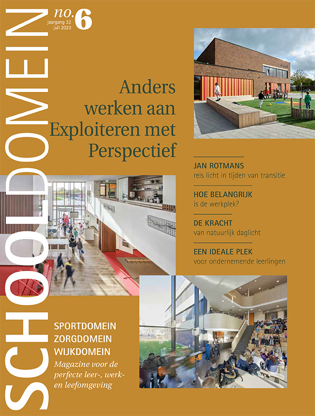 De nieuwe Schooldomein is uit! Met onder meer een uitgebreid interview met hoogleraar transitiekunde Jan Rotmans, bewegen en leren in een hypermoderne gymzaal en als altijd mooie voorbeelden van prachtige nieuwe schoolgebouwen. Lees 'm hier online! bit.ly/2VIQFAy