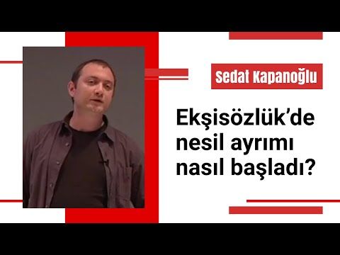 Ekşi Sözlük'de nesil ayrımı nasıl başladı? - Sedat Kapanoğlu

buff.ly/3dmML6j