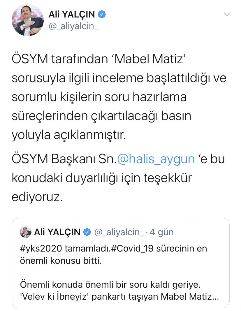 çocuklar, unutmayın. mabel de biziz, ezhel de biziz, sezen aksu da biziz, cem karaca da biziz, selda bağcan da biziz, zeki müren de biziz, aşık mahsuni de biziz, mor ve ötesi de biziz, hepsi de sizsiniz.
ya bunlar kim? tam bilmiyoruz ama bunlar siz değilsiniz.
#mabelmatiz