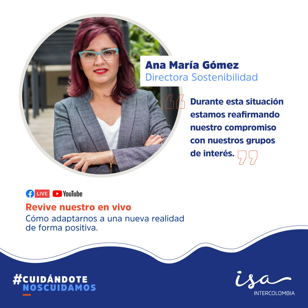 isaenergiaco's tweet photo. Revive nuestro #FacebookLive Cómo adaptarnos a una nueva realidad de forma positiva.

Así estamos enfrentando a la contingencia causada por la COVID-19:
https://t.co/3CGRPlgGt0 https://t.co/JAxcMk2dL6