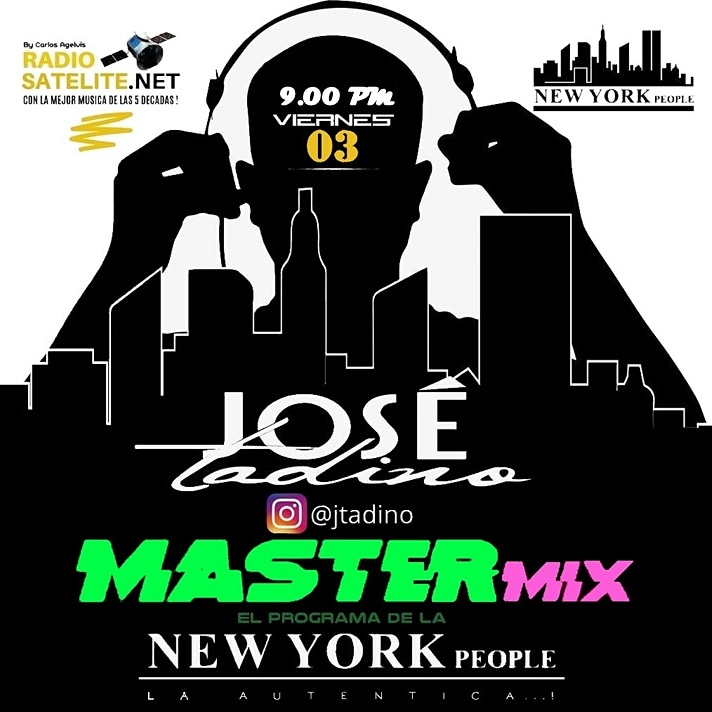 NewYorkPeople1's tweet photo. Hoy 9.00pm Master Mix con Dj @cheotadino por @RadiosateliteN  tu radio web
#mastermix #djsonweb #elprogramadelanewyorkpeople #lautentica #laautentica #radiomix #80s #90s #retromusic #adultocontemporaneo https://t.co/qrpeir9oUI