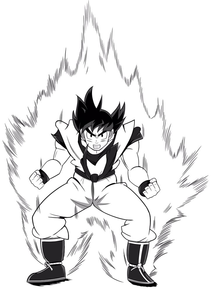 Rogue_AMVs's tweet photo. With the final piece of concept art being completed for Dragon Ball Remnent I would just like to compile a small thread of them all. Once again I didn’t draw any of these this manga will be the work of my friend SlothSlushie on Instagram. https://t.co/l0K3eJQRmY