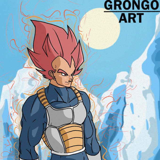 Goku ssj God finished #goku #gokussjgod #ssj #dragonballz